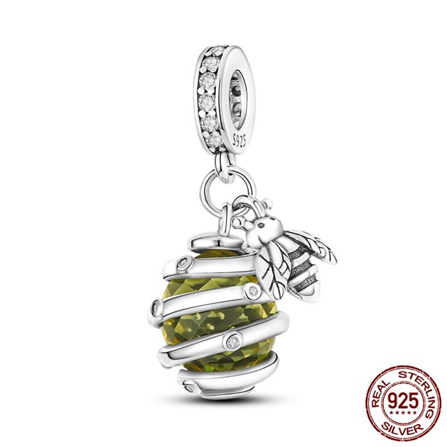Simple 925 plata esterlina momento llavero pequeño bolso encanto titular ajuste Original marca encanto para mujer joyería hacer regalo Tan Jianjun unisex