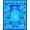 Cyan, Pattern 2, variant on ODIKA 4'x6' Machine Washable Non-Slip Area Rug, Slate Itch Pageantry Futuristic City Spectacle High Traffic Rug, Teal, 198610