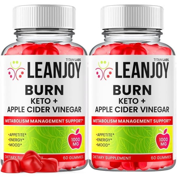 Leanjoy Maximum Strength ACV Gummies Advanced Apple Cider Vinegar Supplement 1000MG Formula Lean Joy 120 Gummies