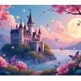 thumbnail image 5 of LUUFILx Fairytale Castle Backdrop Banner Photography Props Decorations Party Supplies Background Pink Fantasy Event Decor Enchanted Garden Princess, 5 of 9