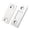 White 1 Packs, variant on Hidden Buckle Ultra Thin Cabinet Door Ultra Thin Cabinet Stainless Steel Cabinet Door Catch Concealed Door Catch Drawer Cabinet, One Size, Black