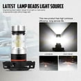 thumbnail image 4 of H8 H11 H16 LED Fog Light Bulbs High Power 4000 Lumens 6000K Xenon White Pack of 2, 4 of 9