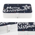 thumbnail image 4 of Christmas Elegant Jewelry Box Organizer with Removable Compartment and Earring Holder - Portable PU Leather Storage Case, 4 of 6