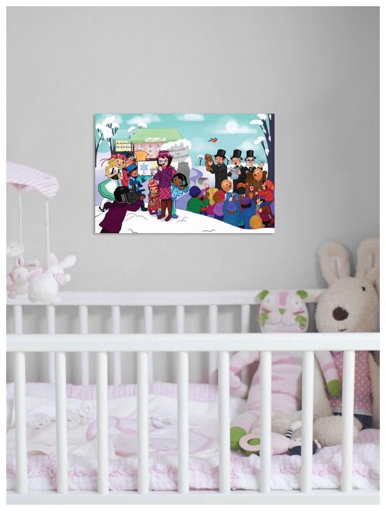 Marmont Hill "Welcome To" by Curtis Painting Print on Canvas