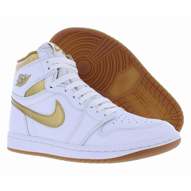 Women's Jordan 1 Retro High OG White/Metallic Gold (FD2596 107