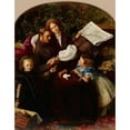 thumbnail image 2 of Sir John Everett Millais 20x24 Black Ornate Framed Double Matted Museum Art Print Titled: Peace Concluded (1856), 2 of 5