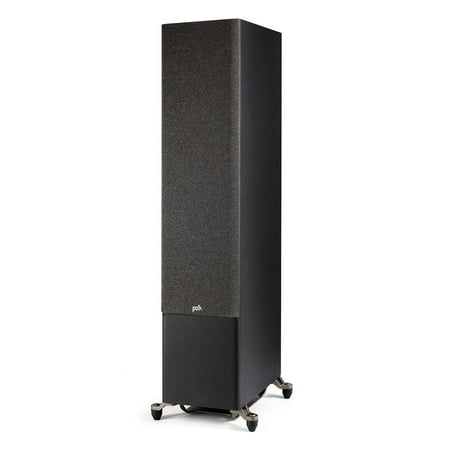 Polk Audio - Polk Reserve R700 Tower Speaker, 1" Pinnacle Ring Tweeter, Dual 6.5" Turbine Cone Woofers & Dual 8" Long-Throw Drivers - Black