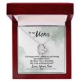 thumbnail image 1 of To My Mom Life Began With Walking Up Forever Necklace w Message Card, 1 of 8
