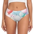thumbnail image 1 of Fotbe Cute Elephant Calzones Estampados para Mujer – Ropa Interior de Algodón, Cómoda, Suave y Elástica-4X-Large, 1 of 6
