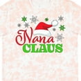 thumbnail image 4 of Inktastic Nana Claus with Christmas Santa Hat and Snowflakes T-Shirt, 4 of 5