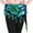 Multicolor, variant on zhi Women's Ornate Belly Dance Waist Skirt - Dance Practice & Events,Purple,Free Size