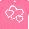 thumbnail image 4 of Inktastic Three White Hearts Boys or Girls Toddler T-Shirt, 4 of 5