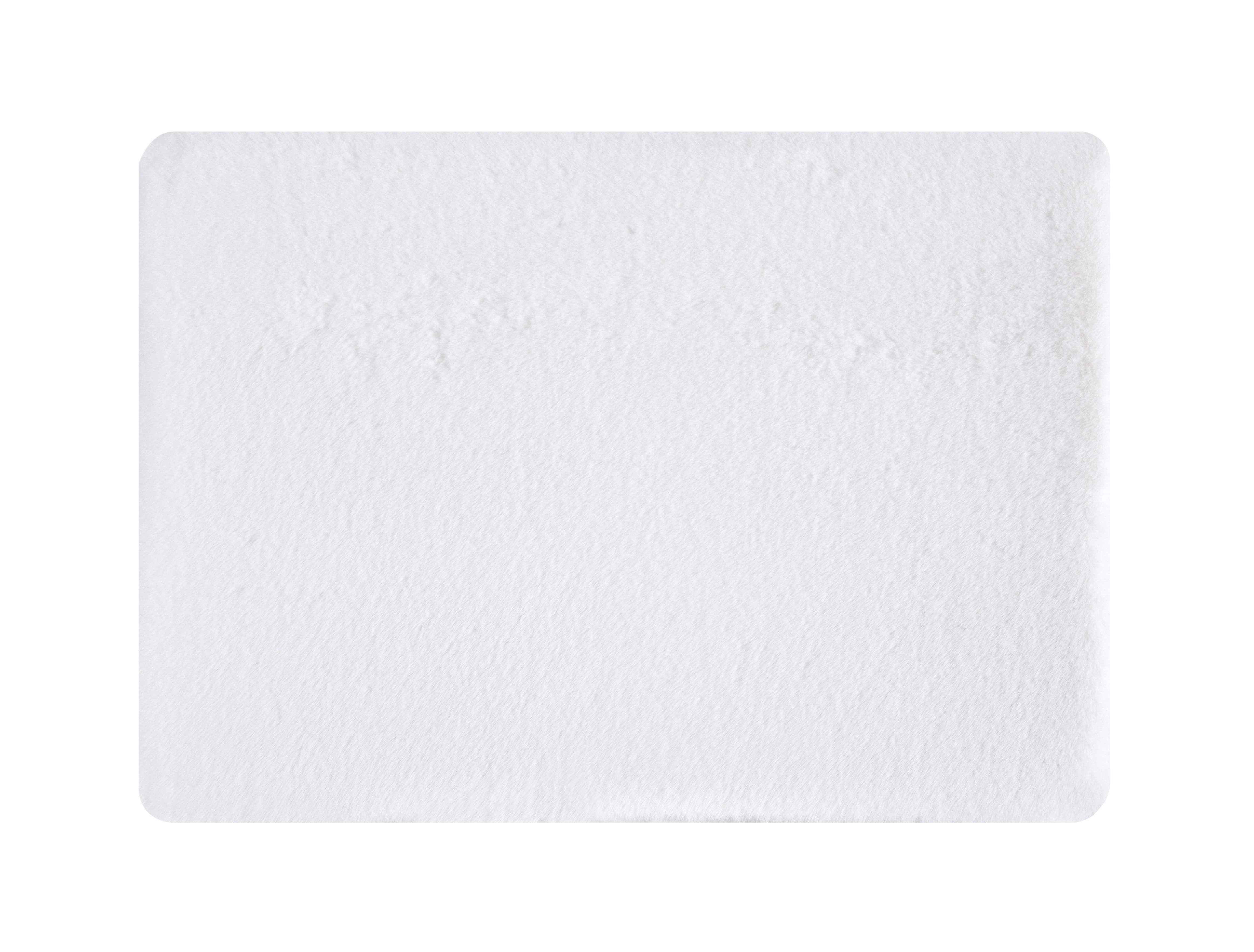 Better Homes & Gardens 2 Piece Faux Fur Bath Rug Set, White, Polyester, 17" x 24" & 20" x 30"