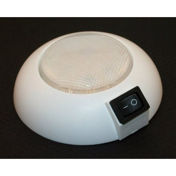 LED Dome Light - 4" High Power White LED Downlight - 12 Volt - Fixed Mount - for Home, Auto, Truck, RV, Boat and Aircraft
