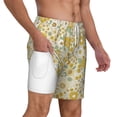 thumbnail image 6 of Rocae Cute Sunflower for Men's Swim Trunks Quick Dry With Two Side Pockets and One Lined Patch PocketSmall, 6 of 9