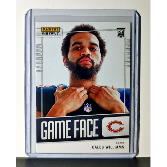 Caleb Williams 2024 Panini Game Face #32 NFL Rookie Card Chicago Bears 1/331