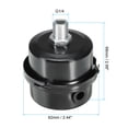thumbnail image 2 of Unique Bargains G1/4 Air Compressor Silencers Filter, 3 Pack Intake Muffler, Black, White, 2 of 5