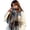 Blue, variant on Plaid Faux Wool Winter Scarf 50×200cm Thick Warm Tassel Large Shawl Wrap Retro Check Neck Scarf For Cold Season
