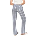 thumbnail image 3 of CALI1850 Women's Casual Linen Pants 32" Inseam Oceanside Drawstring Smoked Waist Lounge Beach Pants With Pockets, 3 of 5