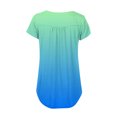 thumbnail image 5 of Samickarr Plus Size Summer Tops For Women Tops Dressy Casual Tunic Tops To Wear With Leggings Womens Casual Tops V- Neck Hide Belly Short Sleeve T-Shirts Cute Flowy Tunic Blouses, 5 of 7