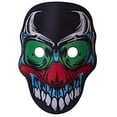 thumbnail image 2 of Máscara LED Rave Mask - Skull Ghoulish Productions Halloween, 2 of 2