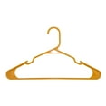 thumbnail image 4 of Closetselect Plastic Notched Adult Hangers for Any Clothing Type, Mustard Dijon 100 Count, 4 of 4