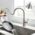 thumbnail image 4 of Mefine Kitchen Sink Faucet with Magnetic Docking Sprayer, Single Handle Fingerprint Resistant Faucet for Kitchen Sink with Pull Down Sprayer, 4 of 9