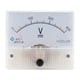 thumbnail image 5 of Medidor de voltaje analógico de panel, voltímetro, CC 0, 20/50/100/200/500 V CC 0-450 V, 5 of 9