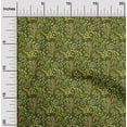 thumbnail image 2 of oneOone Cotton Cambric Olive Green Fabric Floral Quilting Supplies Print Sewing Fabric By The Yard 56 Inch Wide, 2 of 4