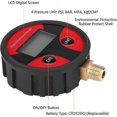 thumbnail image 3 of Digital Tire Pressure Gauge, LCD Digital Car Tire Pressure Gauge Digital LCD Tire Air Pressure Gauge for Car Truck MotorcycleThread: 1/8 NPT, 3 of 5