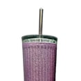 thumbnail image 3 of Termo Nuvo Regalos Siglo XXI Doble pared insulado Rosa y Morado Glitter, 3 of 4