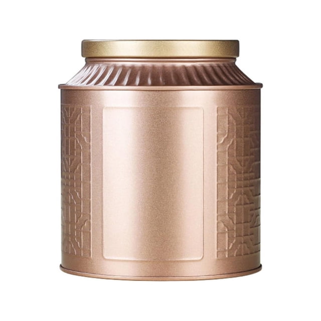 Piwvid Tea Tin Canister with Airtight Lids, for Loose Tea and Mini Tea Storage, Round Tin Canister Tea Cans for Storage Tea Bags, Pantry Organization, Kitchen Decor