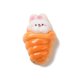 thumbnail image 1 of Opaque Resin Imitation Food Decoden Cabochons Bunny Bread Orange 23x17x9mm, 1 of 3
