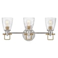 thumbnail image 6 of Easton 3 - Light Polished Nickel And Heritage Brass Contrastingfinishes Farmhouse / Industrial Incandescent Steel, 6 of 10