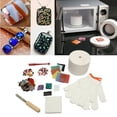 thumbnail image 1 of 10Pcs Professionnel Four à Micro-Ondes Kit Bijoux Verre Fusion Faisant Outil, 1 of 11