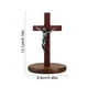 thumbnail image 3 of Decoraciones de Pascua, regalos de Pascua, adornos de Pascua, cruces, adornos de metal de madera maciza de Pascua, base de nogal, decoraciones de aleación de zinc, adornos de escritorio para el hogar,, 3 of 6