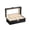 4 Slots Lock, variant on PU Leather Watch Box Practical Watches Display Case Jewelry Storage Organizer with Lock/Zipper for Women Men Gift Supplies