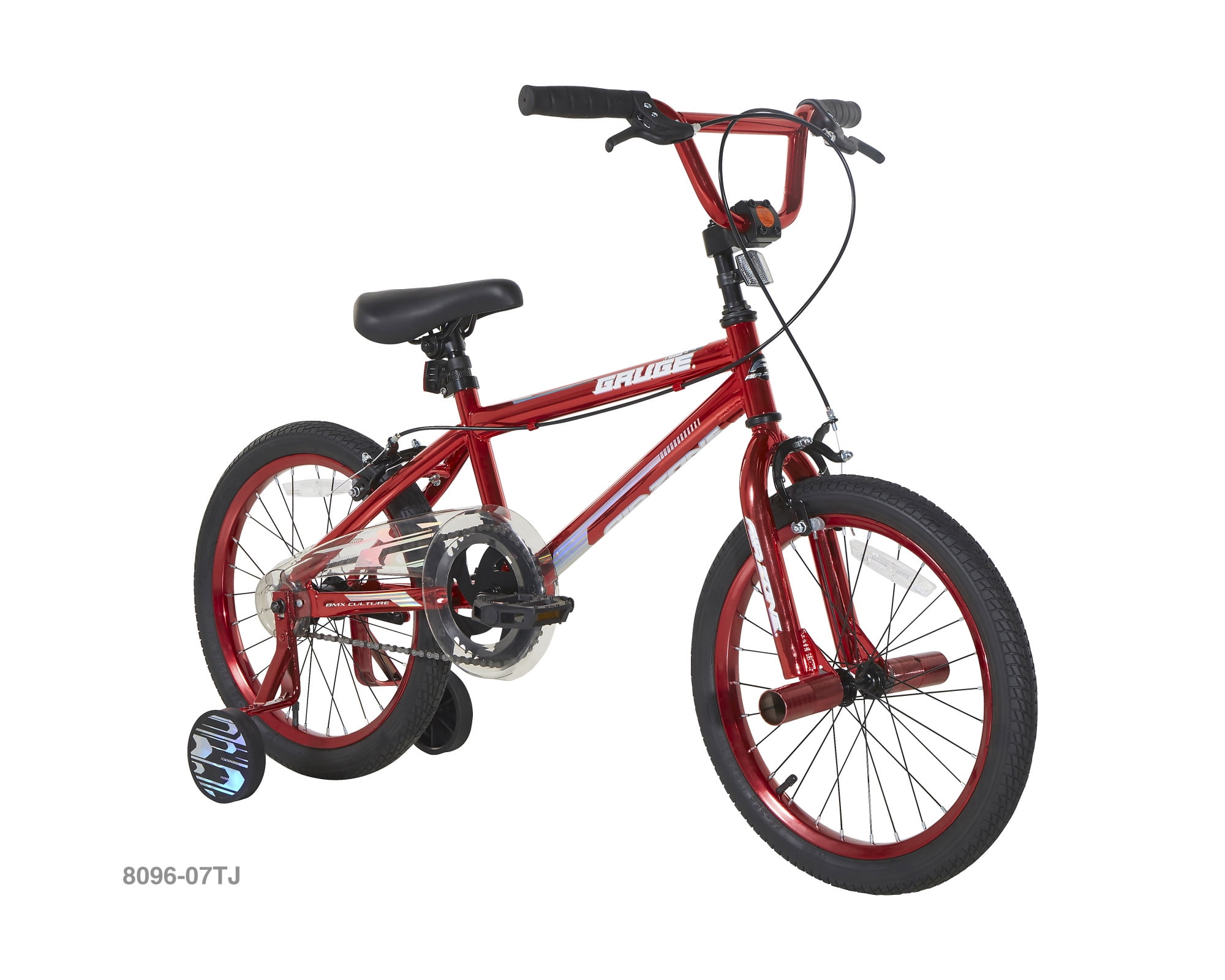 Kent 18" inch Boys Freestyle Bike BMX Gray Training wheels pegs Riding Bicycle 