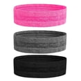 thumbnail image 1 of Bandas para el sudor para hacer ejercicio para la cabeza de las mujeres, bandas deportivas para el cabello de las mujeres, antideslizantes, diadema que absorbe la humedad para correr, 1 of 7