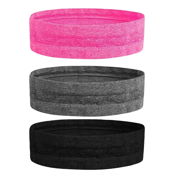 Bandas para el sudor para hacer ejercicio para la cabeza de las mujeres, bandas deportivas para el cabello de las mujeres, antideslizantes, diadema que absorbe la humedad para correr