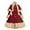 Red-A, variant on Christmas Coat for Women Vintage Winter Warm Coat Dress Shawl Collar Bowknot Warm Coat with Pocket S-5 Red-A S
