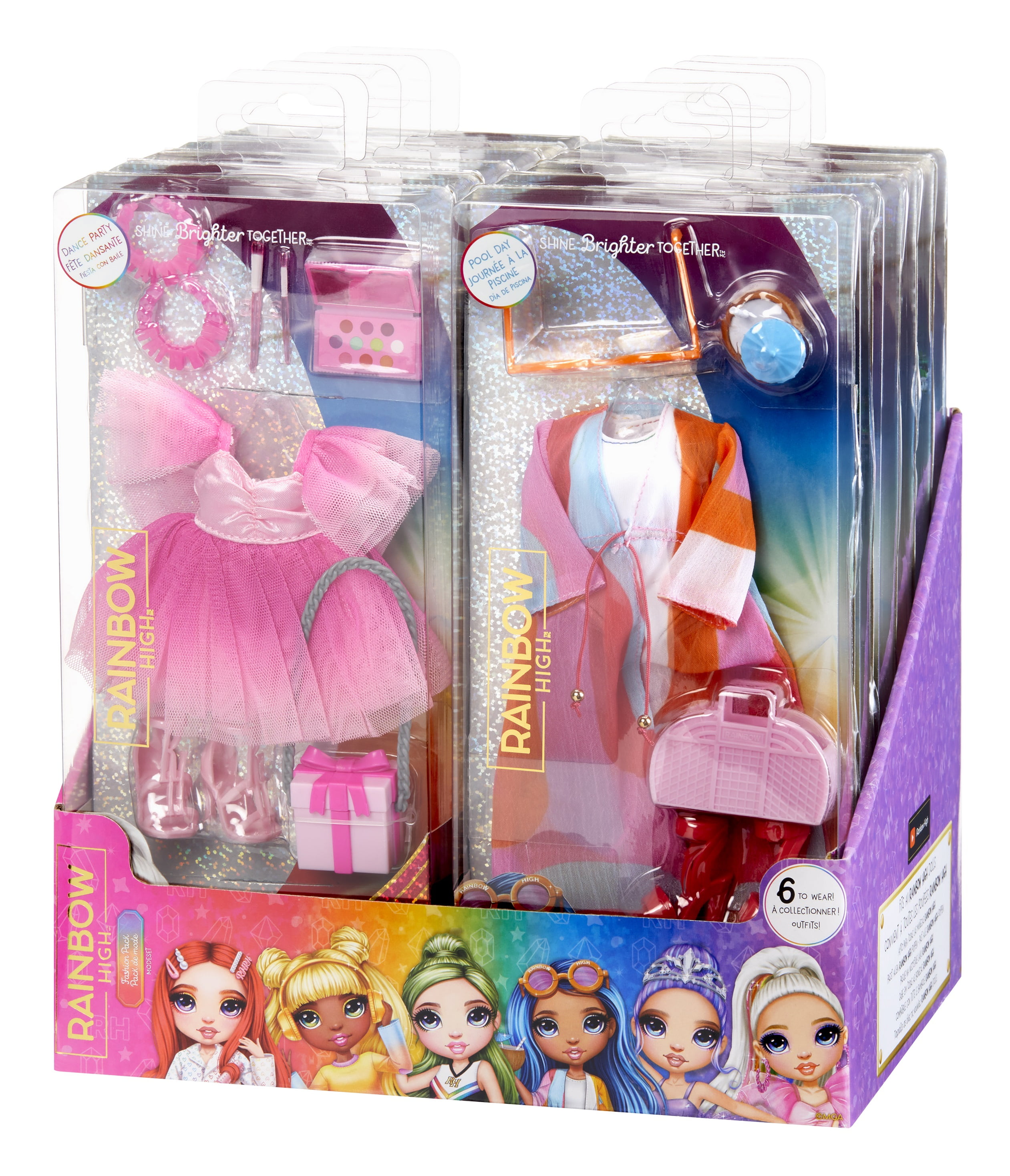 Rainbow High Fashion ack includes 1 Outfit, Play Accessories. Mix & Match, Kids Toy Gift Ages 4+