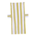 thumbnail image 5 of QccHieUs Beach Chair Cover Chaise Lounge Chair Cover Convenient Striped with Side Pockets Yellow, 5 of 9