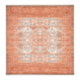 thumbnail image 3 of Unique Loom New Classical Collection Area Rug - Apollo (8' Square Terracotta/Gray), 3 of 7