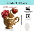 thumbnail image 5 of Noothes Tabletop Centerpiece Valentine's Day Acrylic Sign with Heart Cupcake Decor Durable Table Decor for Gift, 5 of 9