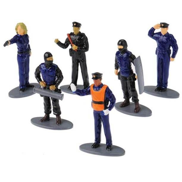US Toy Company 2454 Police Figures Pack of 12