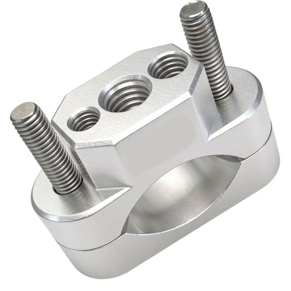 1Pc Aluminum Alloy Motorcycle Base Extension Mount Bracket Multifunctional Holder For Extra Accessory Installation