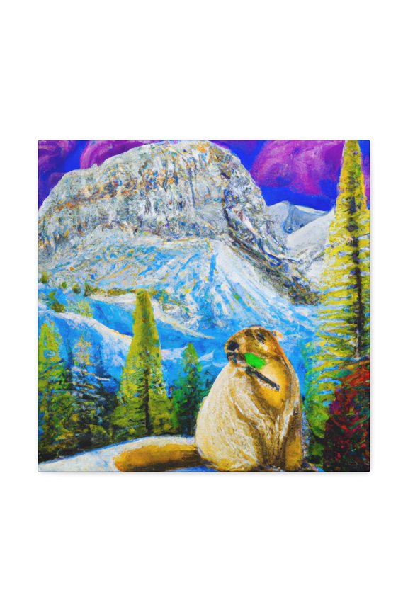 Marmot in Reverie - Canvas