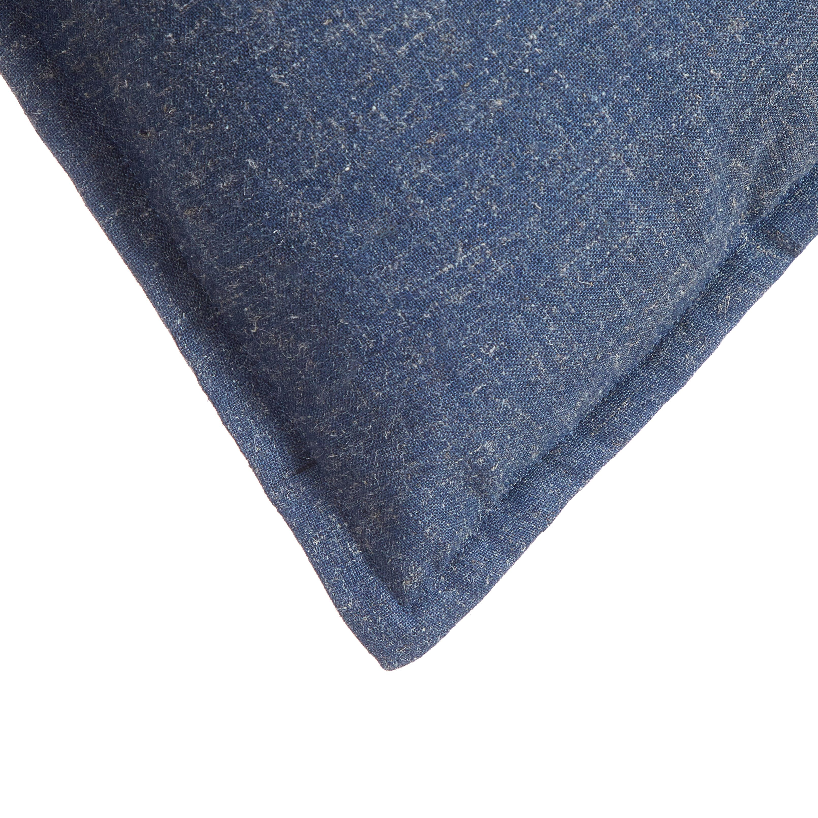 Better Homes & Gardens 2-Pack Linen Pillows, 20"x20" Indigo