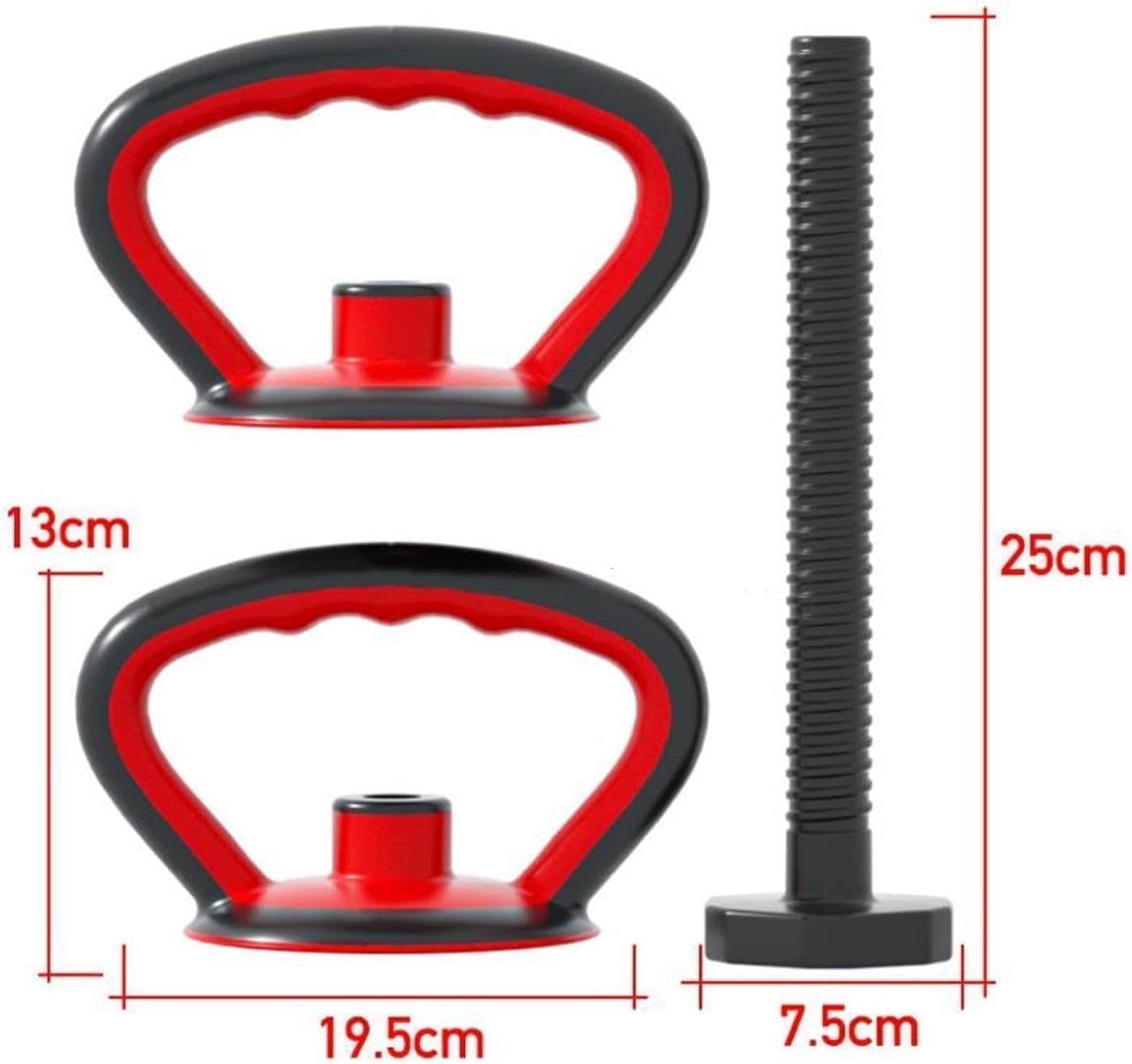Adjustable Kettlebell Handle, Ergonomic Weight Plate Kettlebell Handle Strength Training Accessories for Home Gym